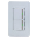 Placa Pinmarkt Capri 2 apagadores sencillos - La nueva eléctrica