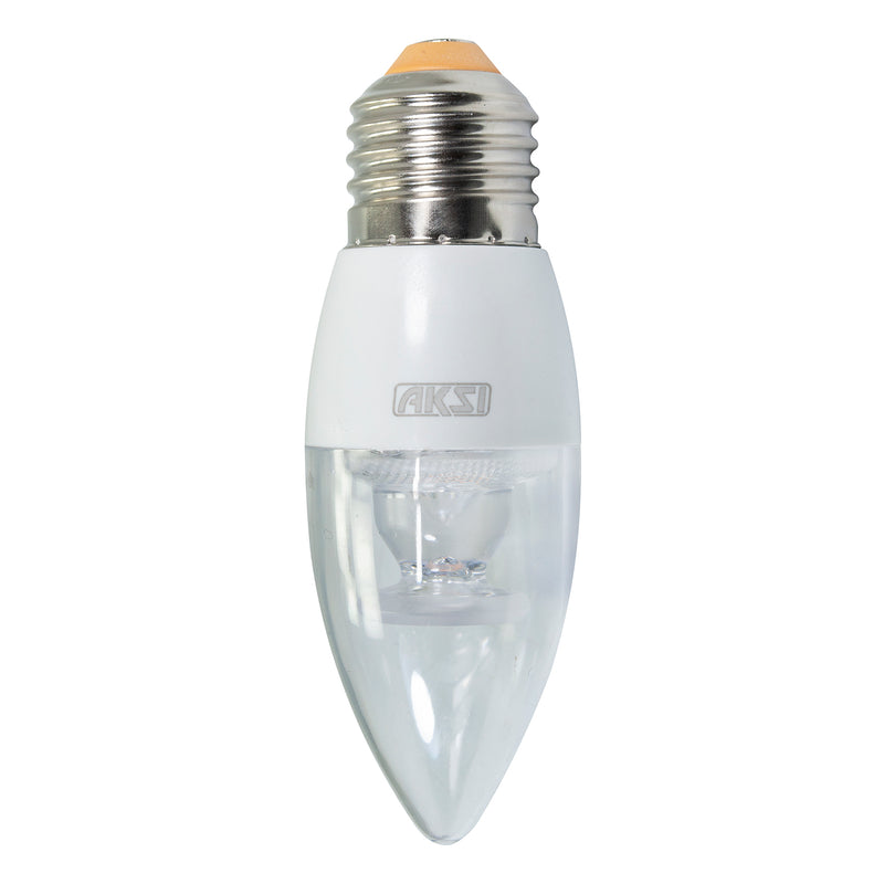 FOCO AKSI LED DIMEABLE VELA 4W LUZ CALIDA E27