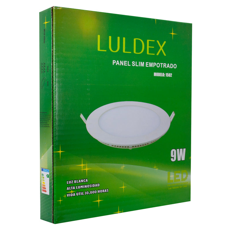 EMPOTRADO LULDEX LED 9 WATTS REDONDO  SLIM