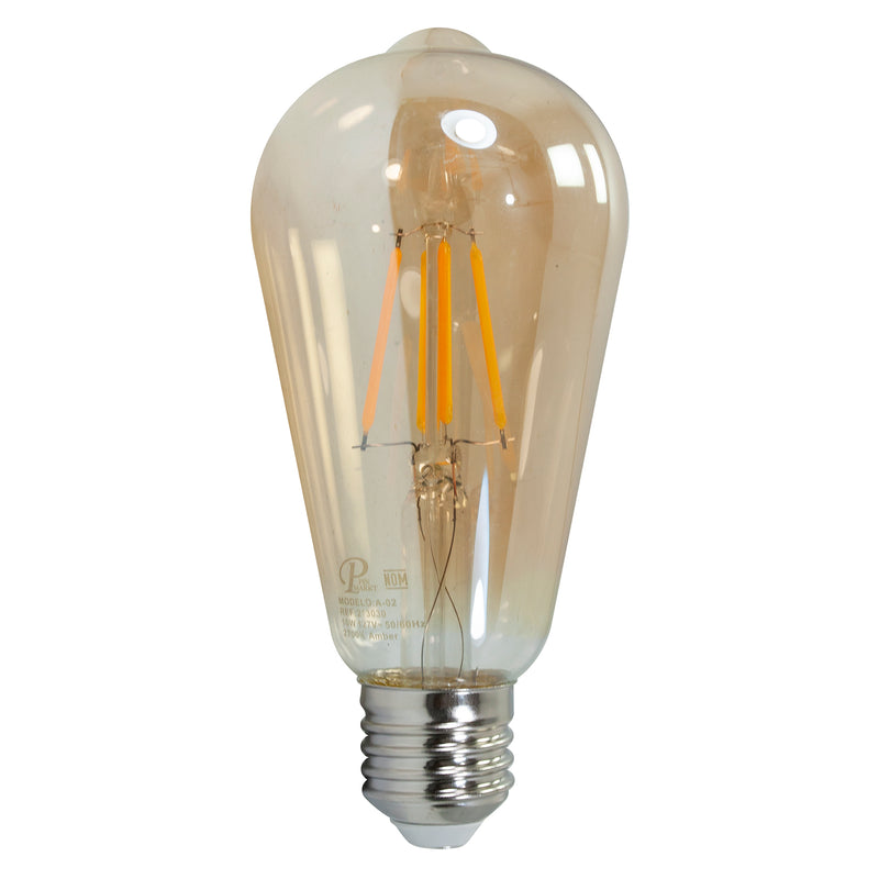 FOCO PINMARKT LED 4W VINTAGE ST64 EDISON AMBAR