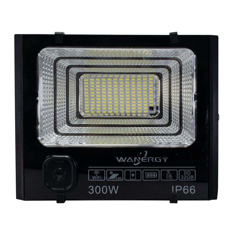 REFLECTOR WANERGY LED 100W SOLAR Y CAMARA WIFI