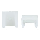 Grapa PVC para manguera 5050-doble LED 10 mm 100 piezas - La nueva eléctrica