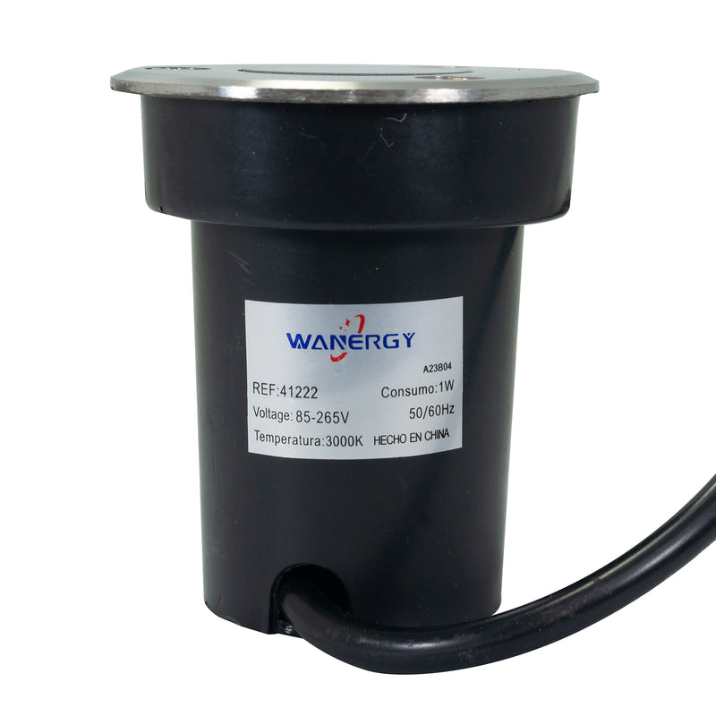 EMPOTRADO WANERGY LED 1W SUMERGIBLE CALIDO