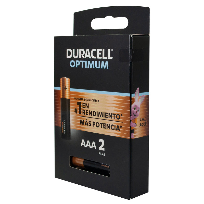 PILA DURACELL OPTIMUM AAA  CON 2 PILAS