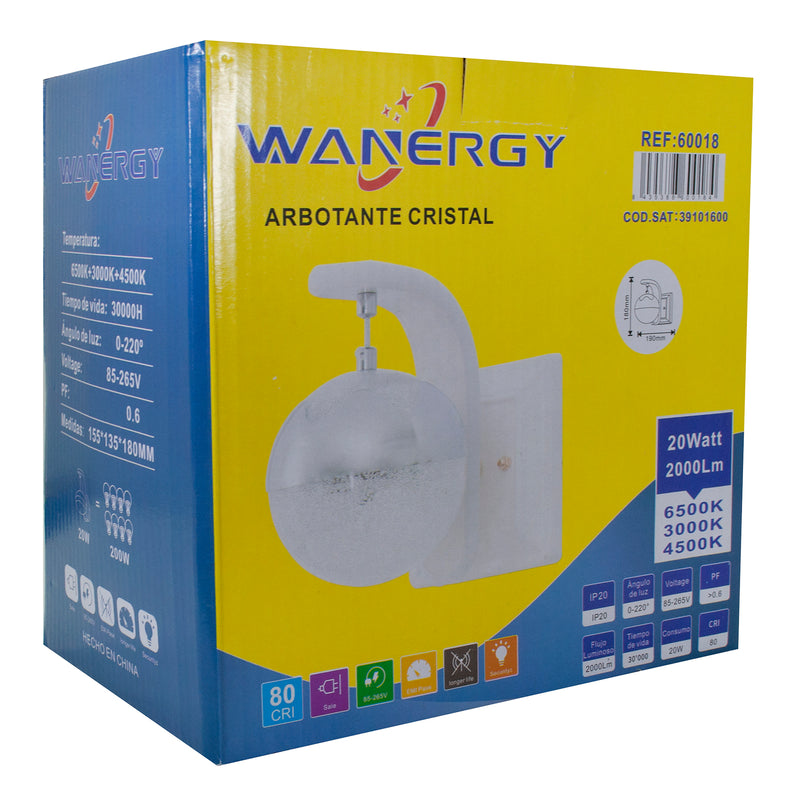 ARBOTANTE WANERGY CRISTAL BLANCO 3 TEMPERATURAS