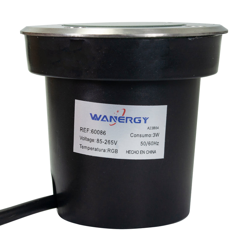 EMPOTRADO WANERGY LED 3W SUMERGIBLE RGB