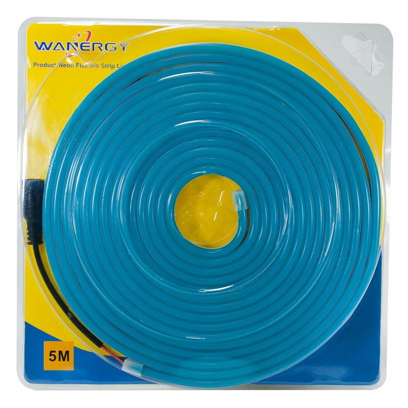 MANGUERA WANERGY LED NEON 6W 5 MTS AZUL HIELO 60136