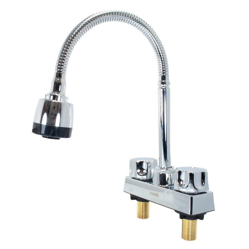 MEZCLADORA GW LAVABO CUELLO FLEXIBLE