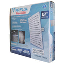 Regadera Adir cuadrada 304.8 mm (12") - La nueva eléctrica