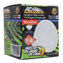 FOCO ADIR HIGH LUMEN 7W DICROICO ANGULO AMP MR16 BCO - La nueva eléctrica