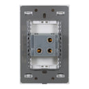 Placa Lucek Flat 1 apagador escalera blanca - La nueva eléctrica