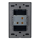 Placa Lucek Flat 1 apagador escalera negra - La nueva eléctrica