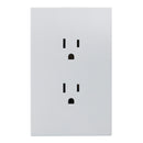 Placa Lucek Flat dúplex blanca - La nueva eléctrica