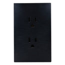 Placa lucek flat duplex negra - La nueva eléctrica