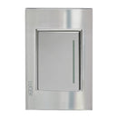 Placa Lucek 1 apagador sencillo cristal espejo plata - La nueva eléctrica