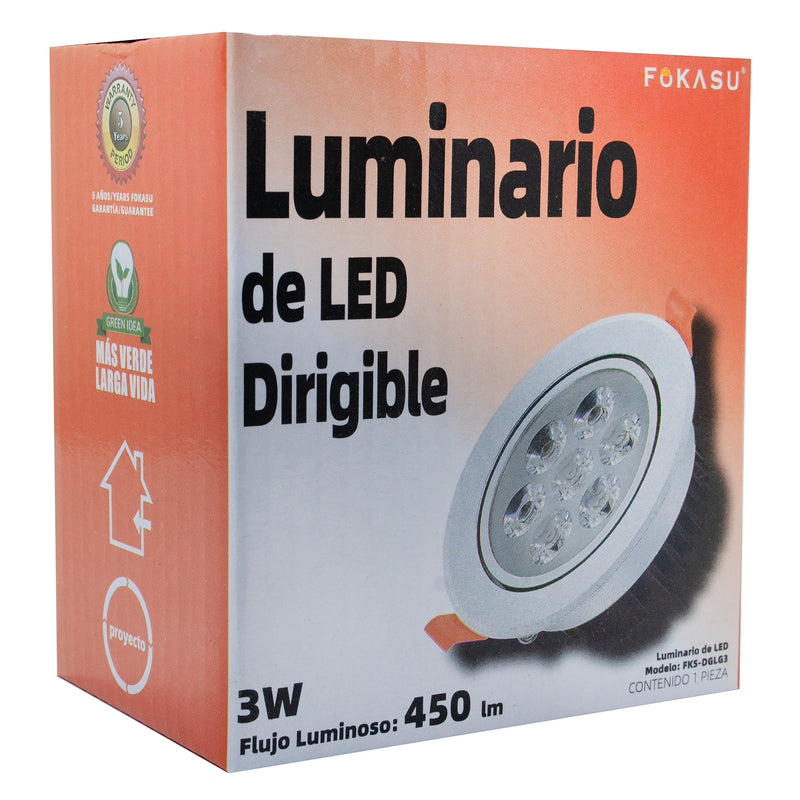 EMPOTRADO FOKASU LED   3W DG LG FRIO