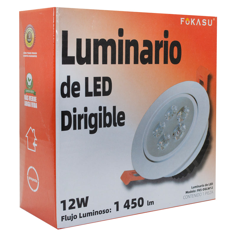 EMPOTRADO FOKASU LED 12W DG LW CALIDO