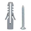 Taquetes Folong con tornillo 12mm sin cabeza - La nueva eléctrica