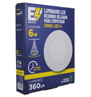 EMPOTRADO CNX LED   6W SLIM 127/240V - La nueva eléctrica
