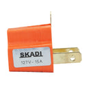 Clavija  skadi convertidora naranja - La nueva eléctrica