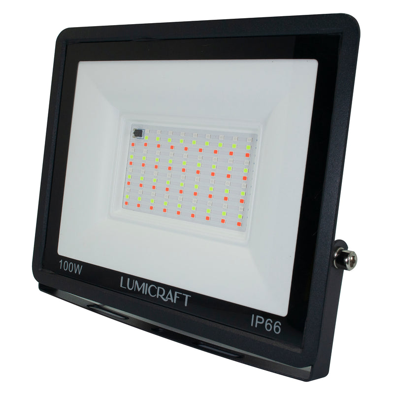 REFLECTOR LUMICRAFT LED 100W RGB C/CONTROL