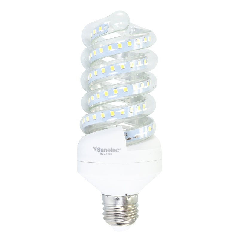 FOCO SANELEC ESPIRAL LED 20W LUZ FRIA MINI