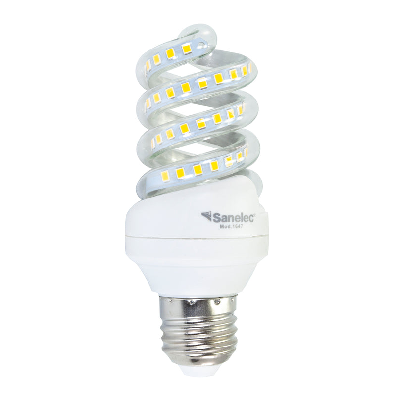 FOCO SANELEC ESPIRAL LED 14W LUZ CALIDA MINI