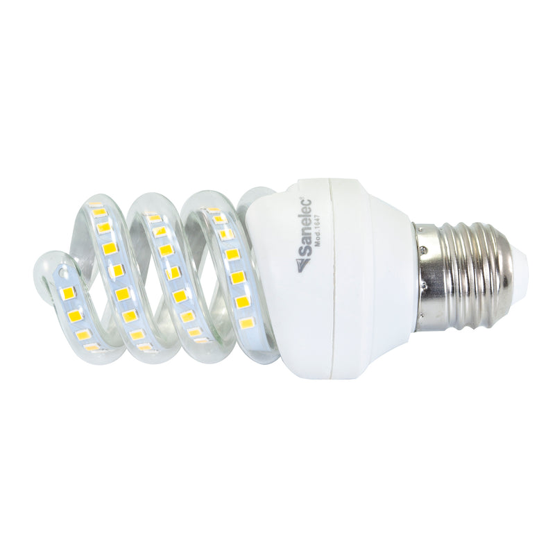 FOCO SANELEC ESPIRAL LED 14W LUZ CALIDA MINI