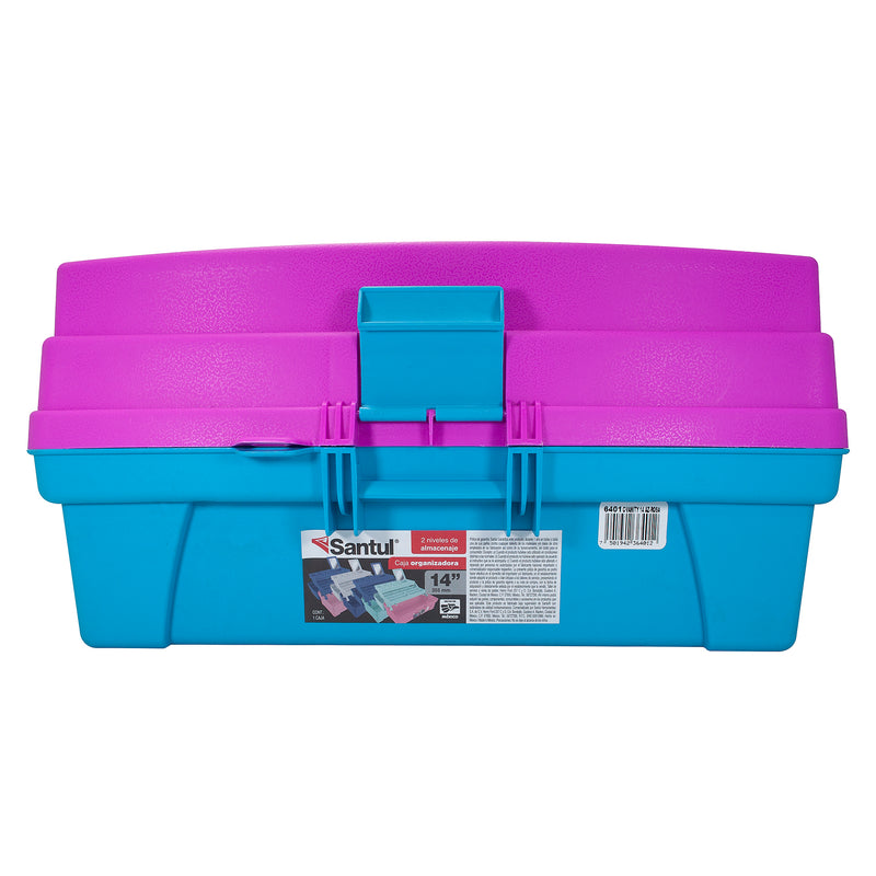 Caja Santul para hta vanity 14 verde c/morado