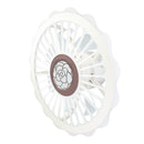 Ventilador Teco blanco 45W 3 tonos 3 velocidades con control slim - La nueva eléctrica