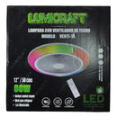 Ventilador Lumicraft LED 88W 3 tonos y RGB c/control - La nueva eléctrica