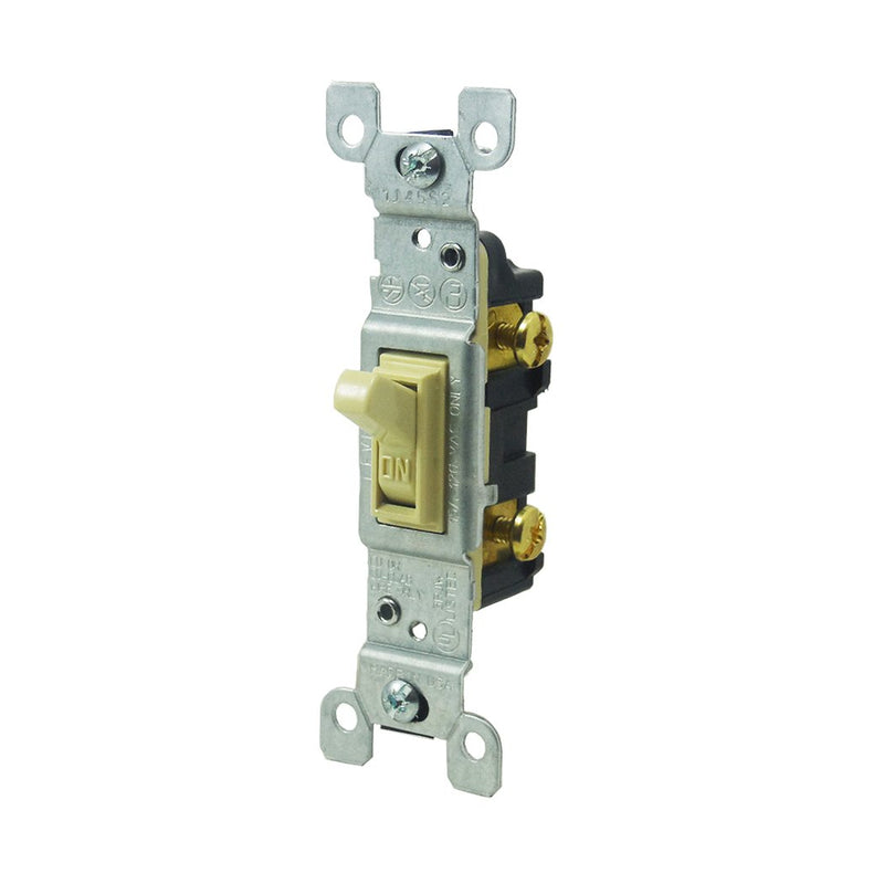 Apagador Leviton de palanca vertical 15 amp. 1451-icp