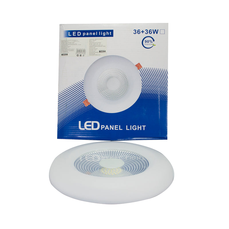 Luminario Pinmark led 36w+36w azul/frío