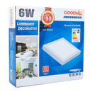Luminario Good Will sobreponer cuadrado 6W (20364M) - La nueva eléctrica
