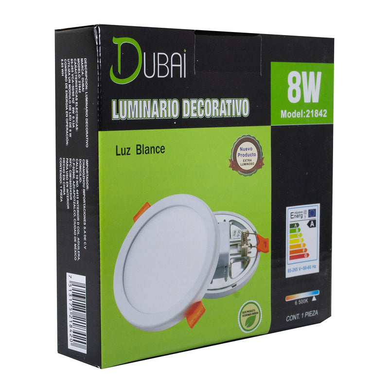 Empotrado Good Will led 8w ajustable luz fría redondo