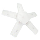 Foco Good Will LED 75W tipo ventilador 5 aspas transparente - La nueva eléctrica