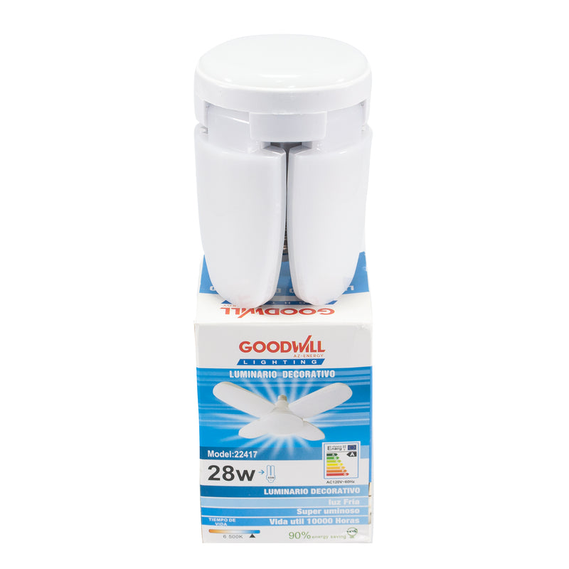 Foco Good Will led 28w tipo ventilador 4 aspas mini