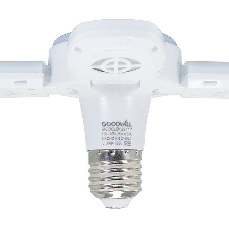 Foco Good Will led 28w tipo ventilador 4 aspas mini