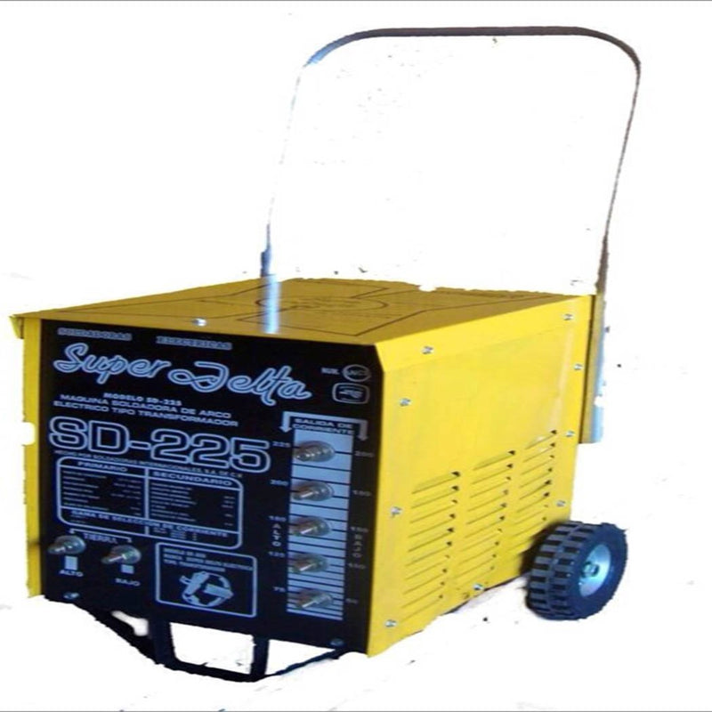 Soldadora super delta 225 amp con carro