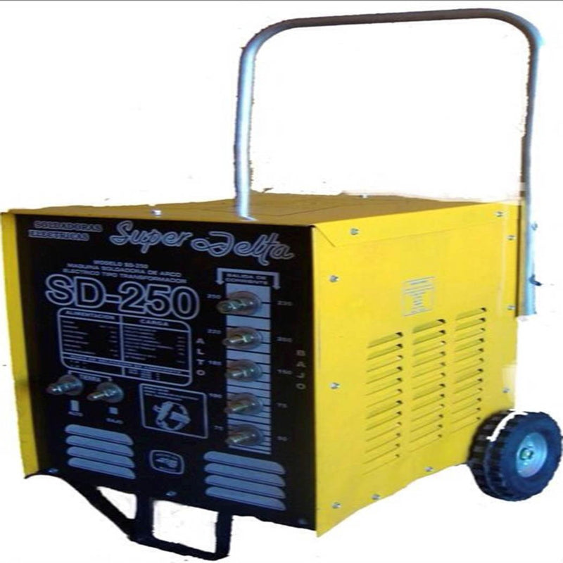 Soldadora super delta 250 amp con carro