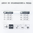 Desarmador Latintul juego 6 piezas - La nueva eléctrica