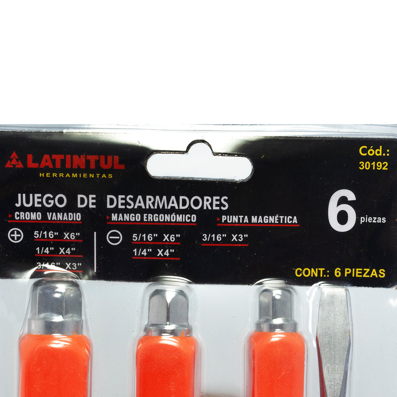 Desarmador latintul juego 6pz