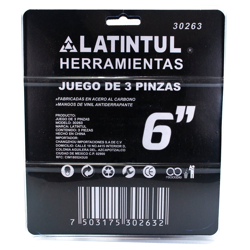 Pinza latintul jgo 3pz 6