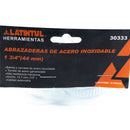 Abrazadera Latintul sinfín inoxidable 10 piezas 1 3/4" - La nueva eléctrica