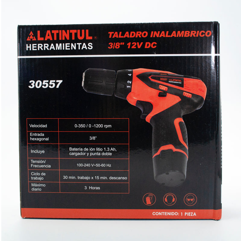 Taladro latintul inalambrico 3/8 12v dc