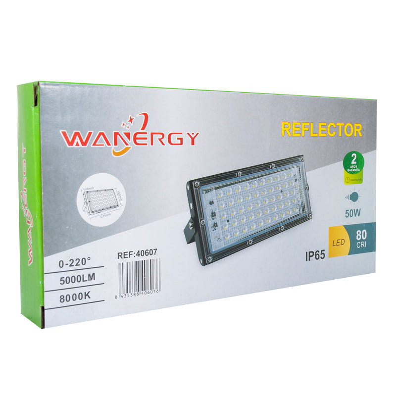 Reflector Wanergy led 50w ultra slim