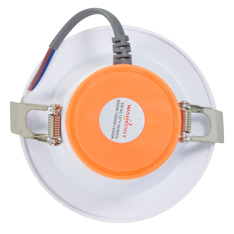 EMPOTRADO WANERGY LED 5W 3 TEMPERATURAS