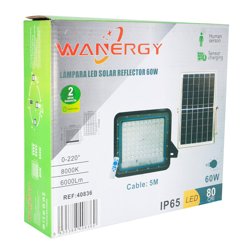 REFLECTOR WANERGY LED  60W SOLAR