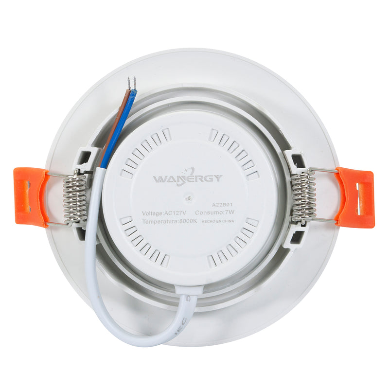 EMPOTRADO WANERGY LED 7W 3 TEMPERATURAS