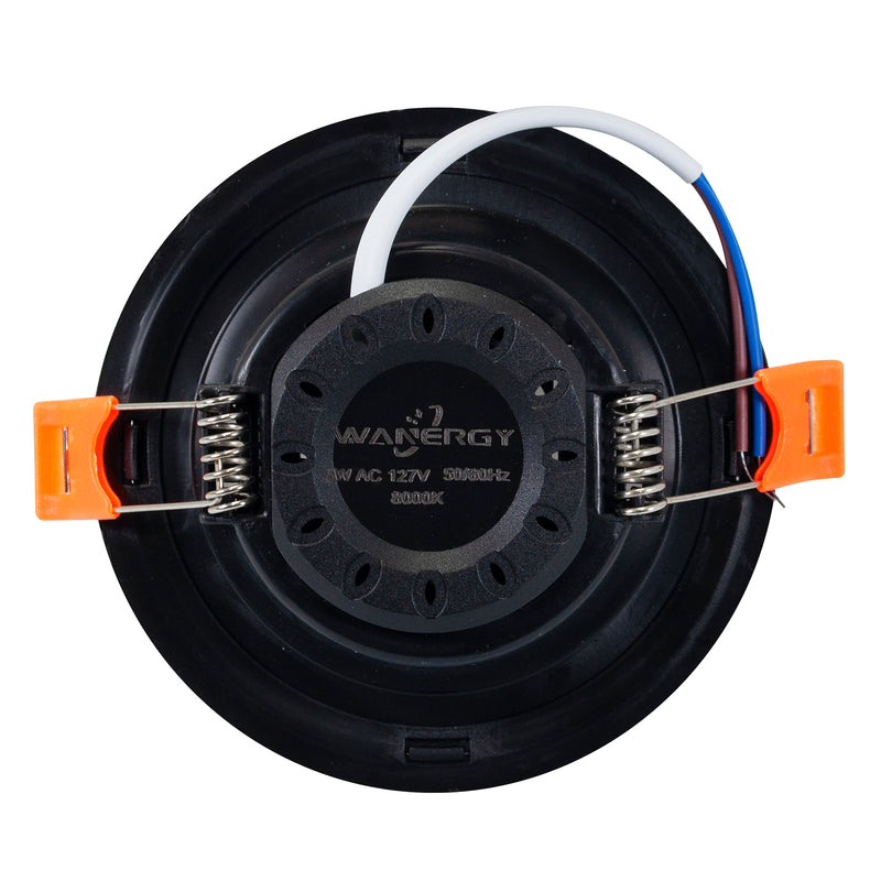 EMPOTRADO WANERGY LED 5W NEGRO 3 TONOS